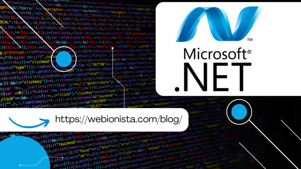 highlited asp.net logo and url in front of a code